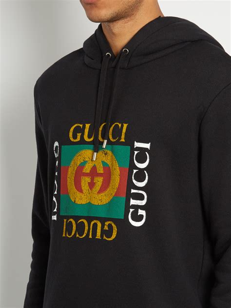 mens gucci pullover|oversize sweatshirt with Gucci print.